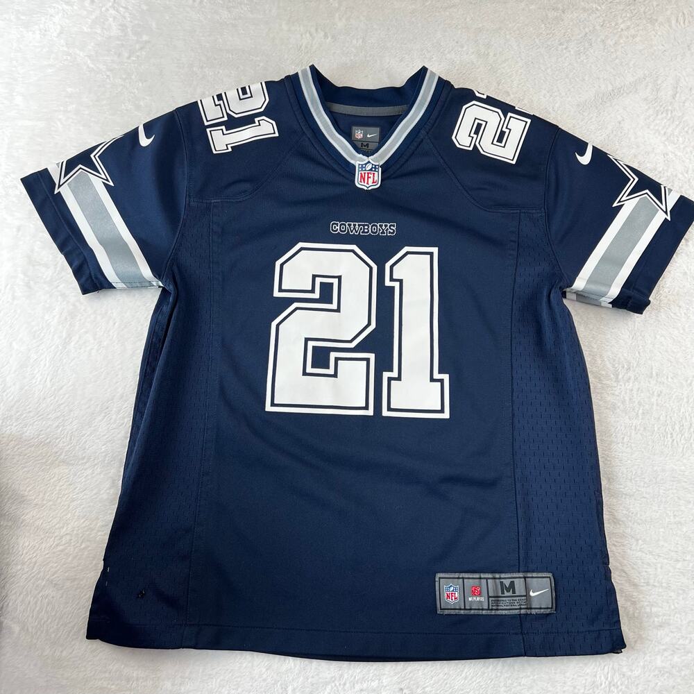 Nike NFL Ezekiel Elliott Dallas Cowboys Youth Jersey Size Medium 10/12 #21